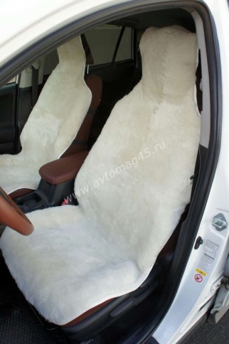 Накидки  короткий ворс белый с боками 140х60см 2шт    фото 1