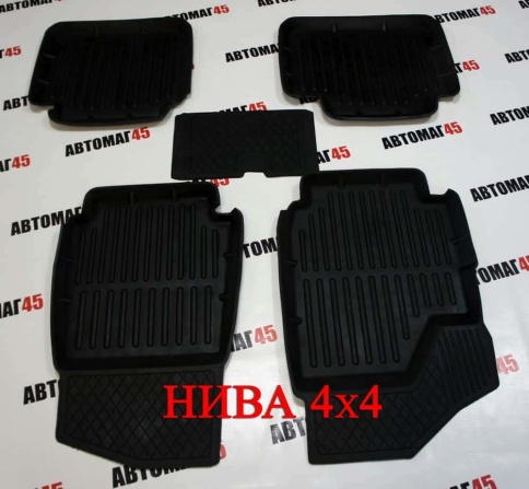 Коврики  в салон Нива 2121 2131 4х4 урбан бронто легенд комплект 4шт    фото 1