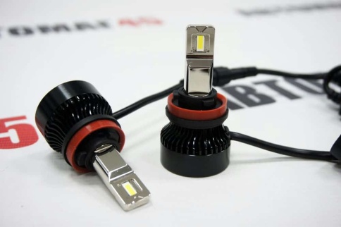 Sariti K5 LED 2шт H11 12В 50W 6000K 5000Lm с обманкой гарантия 6мес    фото 4