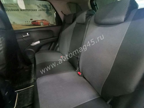 Авточехлы  Hyundai Tucson 04-16г подходит Kia Sportage 2004-2009г (корейская сборка) жаккард серый фото 3
