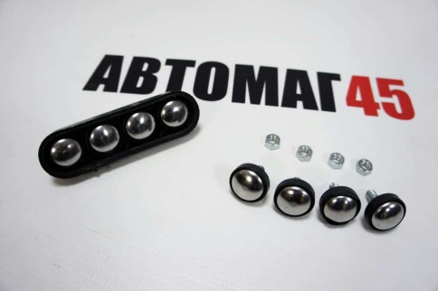 Dollex  Крепеж номерного знака болты хром нержавейка 4шт    фото 2