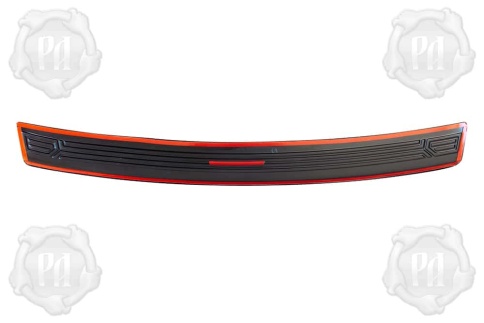 Русская Артель  Накладка на задний бампер Volkswagen Polo 5 Фольцваген Поло 5 2015г-2020г рестайл фото 3