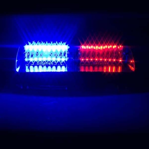 Стробоскопы  Led на стекло 12v красный синий 1шт    фото 2