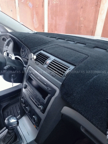 Накидка на панель Skoda Octavia A5 Шкода Октавиа А5 2004-2013г карпет Maximal фото 7