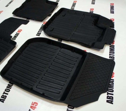Коврики в салон Renault Logan с 15г/Stepway c 2014г Renault Sandero/Stepway с 2015г компл 4шт  фото 4