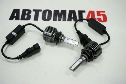 EVO Q5 чип CSP LED 2шт HB3 9005 12В 20W 4300К 3000Lm с обманкой гарантия 5мес    фото 3