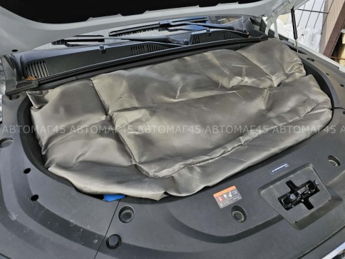 Use Group Автоодеяло утеплитель двигателя черный 140см х 90см стекловолокно   фото 3