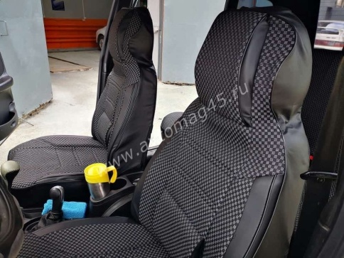 Авточехлы  Нива Шевроле Niva до 2014г жаккард черный    фото 11