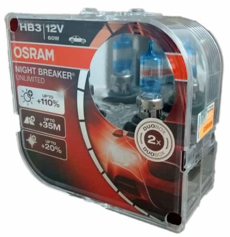 Osram  лампа HB3 Night Breaker UNLIMITED +110% 12V 60W 2шт    фото 2