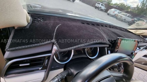 Накидка на панель Toyota Camry Тойота Камри V70 2017-2022г велюр фото 4