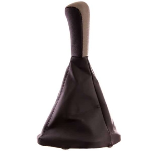 Skyway  Ручка КПП с чехлом ВАЗ 2110 2112 экокожа черно-серая    фото 1