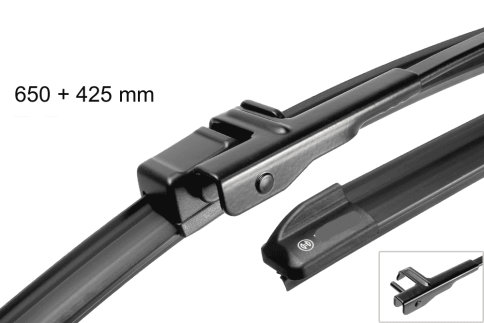 AVS  щетка стеклоочистителя Extra Line Ford Focus 2 бескаркасная 650/430мм 2шт    фото 3