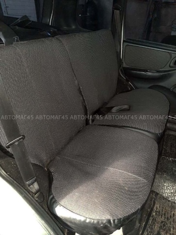 Авточехлы  Нива Шевроле Niva до 2014г жаккард черный    фото 14