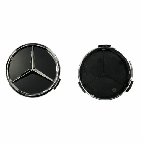 Колпачок ступицы Mercedes 74/70 черный (191018) фото 1