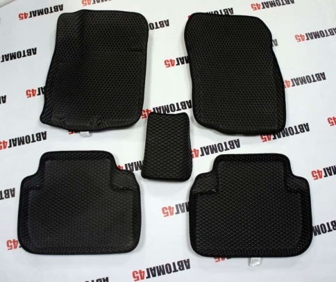 BORATEX  коврики в салон 3D EVA Mitsubishi Outlander XL 7-12г 3 пок-е 12-22г черн рис ромб компл 5шт фото 3