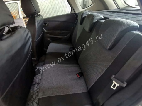 Авточехлы  Renault Kaptur Рено Каптур 2016-2022г жаккард серый Ижевск   фото 2