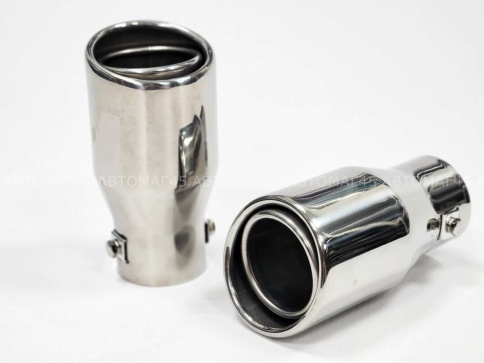 Насадка  на глушитель №672 сталь    фото 2