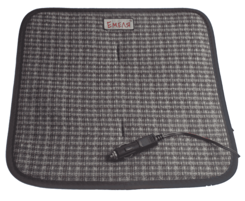 Емеля  накидка сидушка на сиденье с подогревом 30Вт черно-серый гарантия 6 мес    фото 2