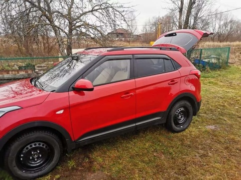 ANVair  дефлекторы окон Hyundai Creta 1 Хендай Крета 1 2015-2020г   комплект 4шт    фото 2