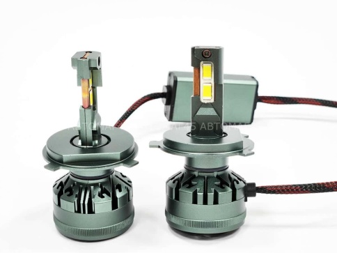 C2R V45 лампы LED 2шт H4 12В 50W 5500K 4500Lm  с обманкой гарантия 6мес    фото 6