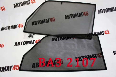TLT  каркасные шторки на магнитах ВАЗ 2107 передние 2шт стандарт 10%  фото 1