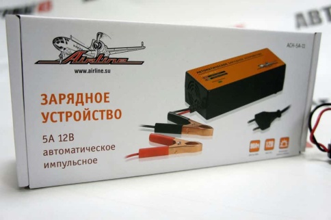 Airline  зарядное устройство для АКБ 5А автоматическое импульсное до 90Ач гарантия 1год    фото 2