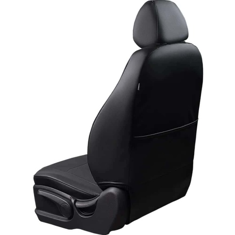 Авточехлы  Kia Rio с 2017г Rio X-Line с 2017г Hyundai Solaris c 2017г экокожа черная стандарт   фото 3