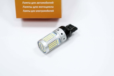 C2R  лампа светодиодная T20 21/5W не биполяр 119SMD canbus без цоколя 5000K 420Lm двухконт белая 2шт фото 3