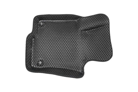 BORATEX  коврики в салон 3D EVA ЭВА Volkswagen Tiguan 1 2006-2017г черные рисунок ромб комплект 5шт фото 3