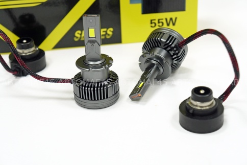 Ruzoom светодиодные лампы LED 2шт D4S/D4R 12В 55W 5500K 6000Lm гарантия 6мес    фото 3