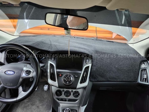Накидка на панель Ford Focus 3 Форд Фокус 3 карпет  фото 4