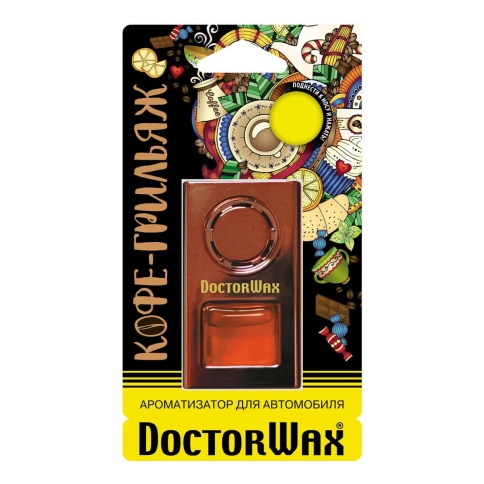 DoctorWax  ароматизатор на дефлектор Кофе грильяж 6,5мл    фото 1