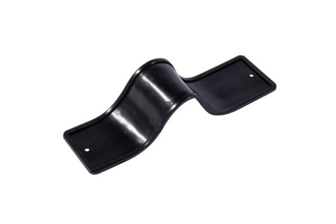 Dollex  рамка номерного знака силиконовая без основы черная 1шт    фото 1