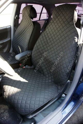 Накидки на сиденье универсальные жаккард черный 5шт    фото 5