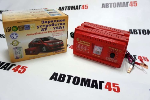 Зарядное  устройство для АКБ ЗУ-75А 10А до 90а/ч 14В Трансформатор гарантия 1год    фото 1