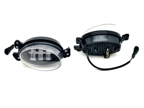 SALMAN  Фары п/туманные 3 линзы Mercedes Мерседес овал LED 50W 2шт гарантия 6мес  фото 2