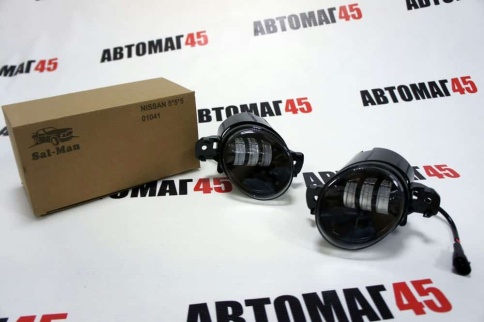 SALMAN  Фары п/туманные Nissan LED 50W 4800LM 6000K с ушами 2шт гарантия 6 мес    фото 4