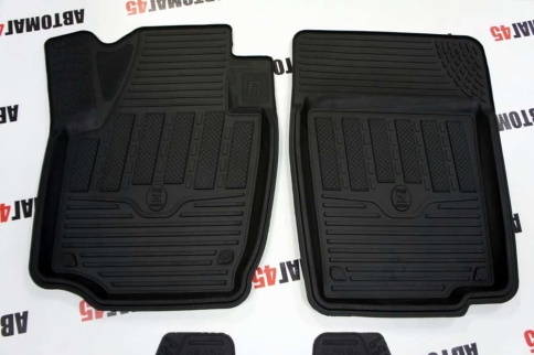 Rezkon  Коврики в салон Volkswagen Polo Лифтбэк c 2020г Skoda Rapid c 2012г комплект 4шт    фото 6