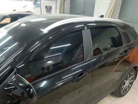 ANVair  дефлекторы окон Лада Lada Vesta Веста Vesta SW SW Cross NG комплект 4шт    фото 2