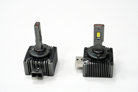 Ruzoom светодиодные лампы LED 2шт D1S 12В 55W 5500K 6000Lm гарантия 6мес    фото 3