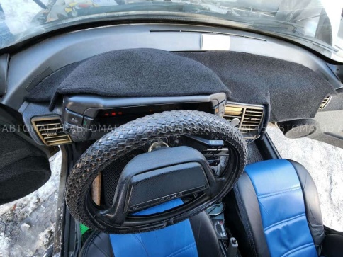 Накидка на панель ВАЗ 2110 старого образца одна часть карпет  фото 7