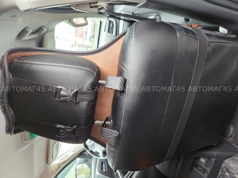 Рус Автотренд  Накидка на сиденье короткий ворс серый шерсть 40% размер XL 148х57см 2шт    фото 3