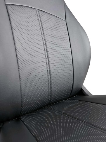 Авточехлы  Нива 4x4 урбан бронто легенд 2019-2025г экокожа черная  фото 9