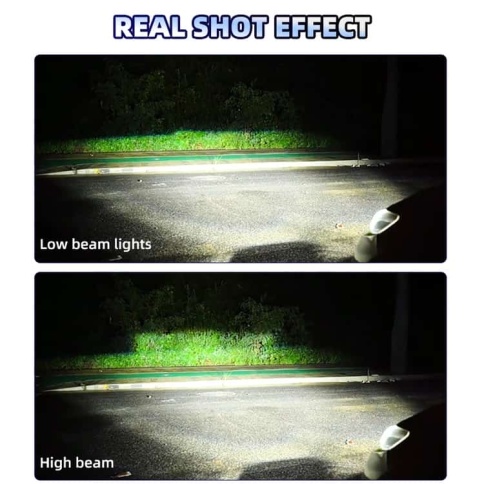 C2R A82 светодиодные лампы LED линза модуль 2шт H4 12В 40W 5000K 7000Lm гарантия 6 мес фото 3