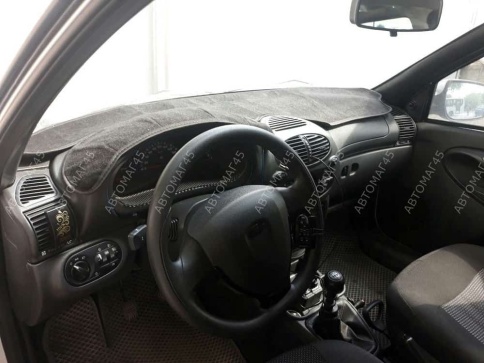 Накидка на панель Lada Kalina Калина 1 04-13г с подушкой безопасности карпет  фото 3