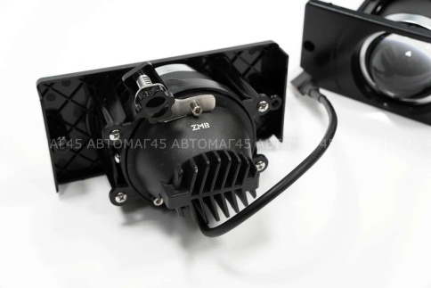 ZMB Фары противотуманные 1 линза  ВАЗ 2110-2112 ВАЗ 2113-2114-2115 LED 50W 6000LM 2шт гарантия 6 мес фото 4