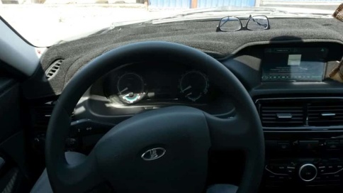 Накидка на панель Приора 2 с 2014г карпет  фото 2