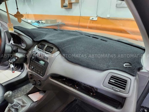 Накидка на панель Chevrolet Cobalt Шевроле Кобальт 2013-2022г / Ravon R4 Равон Р4 2016-2020г карпет  фото 6