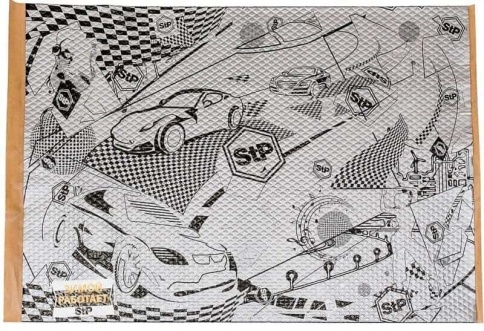 STP GB30  вибропласт толщина 3мм 470х750мм 60 микрон    фото 3