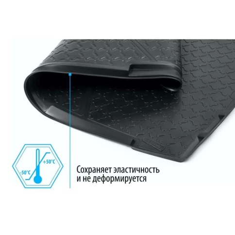 Rival  коврик в багажник полиуретан Renault Duster 2WD с 2010 с 2021г Nissan Terrano 2WD с 2016г  фото 2